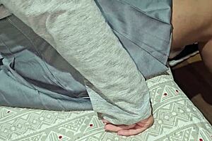 Stepsister Catches Me Masturbating, Rubs Her Pussy, And The Fun Begins With Spanish Dialogues!