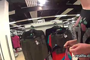 Glamorous czech teen gets seduced in supermarket and reamed in pov