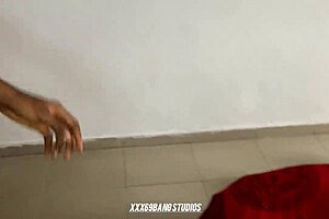 Huge lover doggystyle pounds tight wet pussy, moaning submissive fat babe masturbates pussy