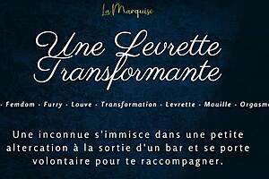 une levrette transformante avec du crossdressing furry européen