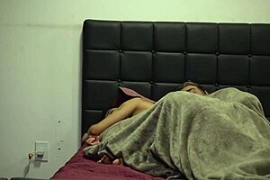 Caught On Camera! Young Girl Filmed Fucking With Friends On The Blanket