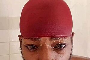 Brunette roommate slams hard in dorm after sweaty workout session.