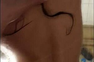 i ate my girlfriend's hot friend in the shower with cunilingus, anal, blowjob, and assfucking by monster cock