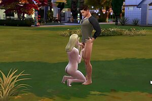 military guy feels excitement at the park