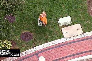 Oh Goldie Rush, your shaved pussy is getting fucked by Jmac's huge cock!