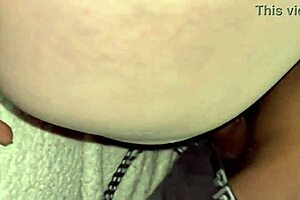 Close-Up Interracial Creampie In Young White Pussy