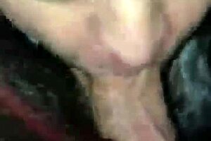 mature tranny sucks big cocks in oral cumshot compilation