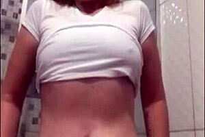 My milf slut loves hidden fingering and handjob until juicy orgasm