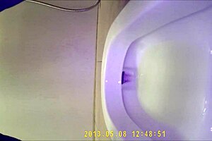 Asian Teen 18+ Uses Hidden Toilet for Private Moment