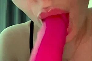 Damn, this British slut's solo play is wild on webcam! 🔥
