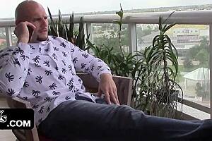 Oh Goldie Rush, your shaved pussy is getting fucked by Jmac's huge cock!