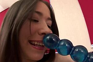 Liko tries anal for first time in stockings