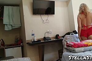 Stela And Rock Maiaa Pose In Sexy Lingerie For Amateur Shoot