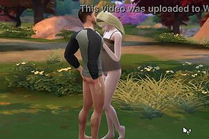 military guy feels excitement at the park