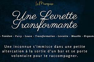 une levrette transformante avec du crossdressing furry européen