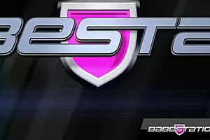 Outdoor dildo solo fuck in the hot tub with kerry louise