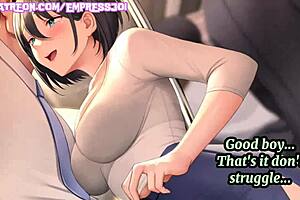 I Humilate You On The Train Femdom Style