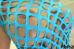 rough mommy with big tits gets fucked sloppy in the shower