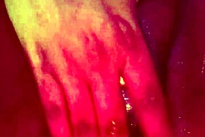 ebony babe cumming hard from masturbation!