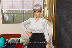 Ripples 6 game with curvy mature character