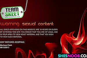 18 Yo Marissa Clark Gets Big Size Dick Fucking First Time