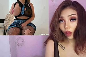 Hey, this busty latina schoolgirl seduces her stepfather with big tits!