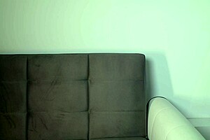 Beautiful Blonde in Denim Skirt Reveals Ass with Toy Inside