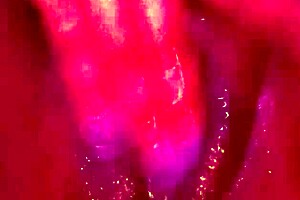 ebony babe cumming hard from masturbation!