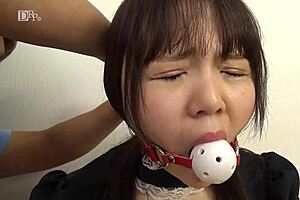submissive japanese girl obeys every command of her master