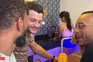 Horny stepsister masturbates for daddy on video call