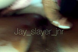 so jay slayer jnr is fucking his bbw nigerian wife by the window, pov style