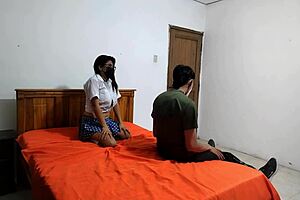 my cousin is a horny student who loves masturbating her pussy, it's so hot to watch