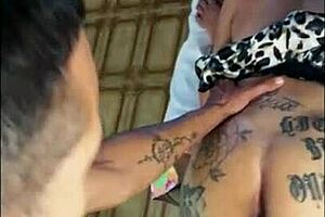 stupid hoe gets drilled while cuck records it all