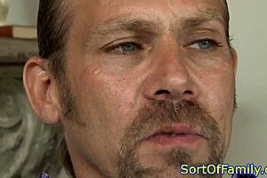 Let Me Touch Your Big Gym Ass! She Catches Me Masturbating And Rides My Cock!