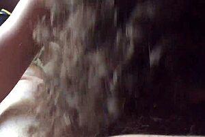 Pretty pawg gives intense long blowjob until guy nuts in mouth