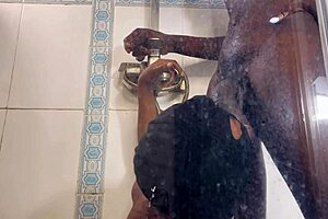 Get on your knees and gobble that monster cock down ya throat, then I’m bendin’ ya against the wall for hardcore slammin’