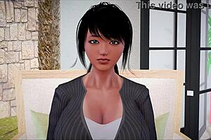 big tit brunette amateurs play in this game, sucking and teasing