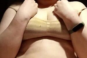 Have you seen tiny tits played in lingerie?