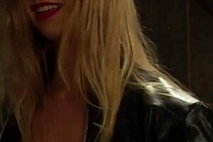 tied up lesbian slave gets punished and trained by dominant mistress in bdsm session