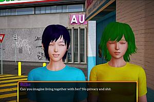 big tit brunette amateurs play in this game, sucking and teasing