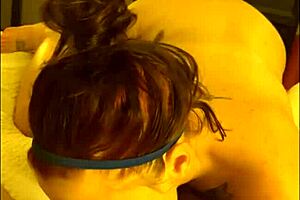 mckenzie gold fucks client bareback cums on ass 😈