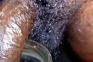 micro penis sissy pissing in different places