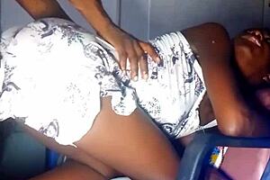 African Teen in Quickie Scene