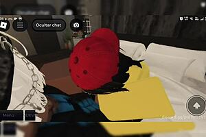 Masked clown forces me to suck and fucks my ass