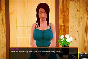 My New Family 367 - Big Tits And Ass In Game With Teen Redhead