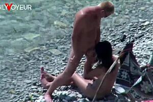 milf stretching her pussy in heels & stockings, isn't it hot?