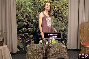 Tattooed Debutante in First Crossdressing Appearance with Shemale Theme