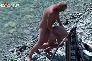 milf stretching her pussy in heels & stockings, isn't it hot?