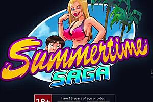 weishaupt summertime saga 5 with fat big tits curvy huge boobs cute interracial outfit