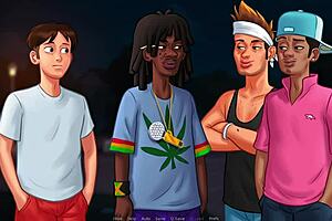 weishaupt summertime saga 5 with fat big tits curvy huge boobs cute interracial outfit